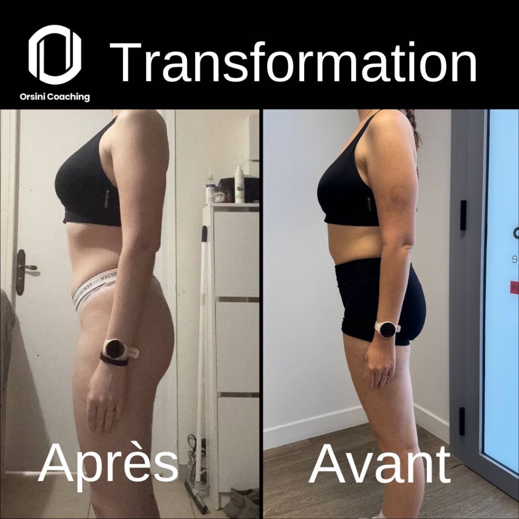 Transformation cliente — avant/après (profil)
